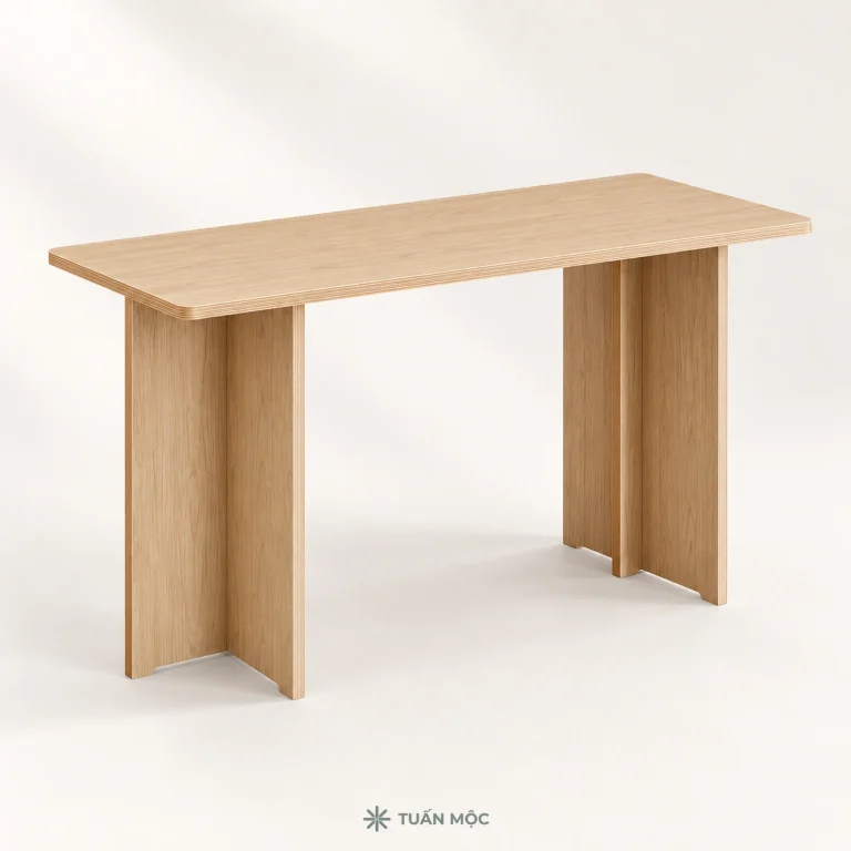 Bàn làm việc gỗ Plywood bằng gỗ Plywood