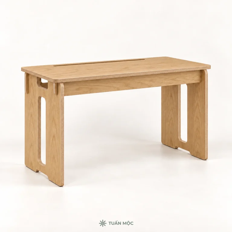 Bàn máy tính bằng gỗ Plywood