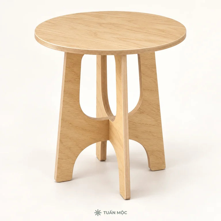 Bàn trà nhỏ bằng gỗ Plywood