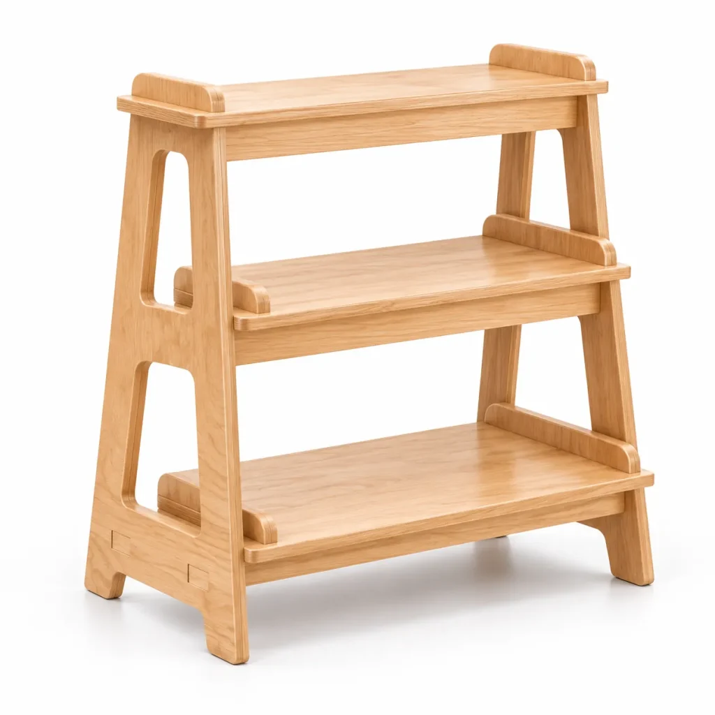 Kệ bậc Thềm Nhỏ bằng gỗ Plywood